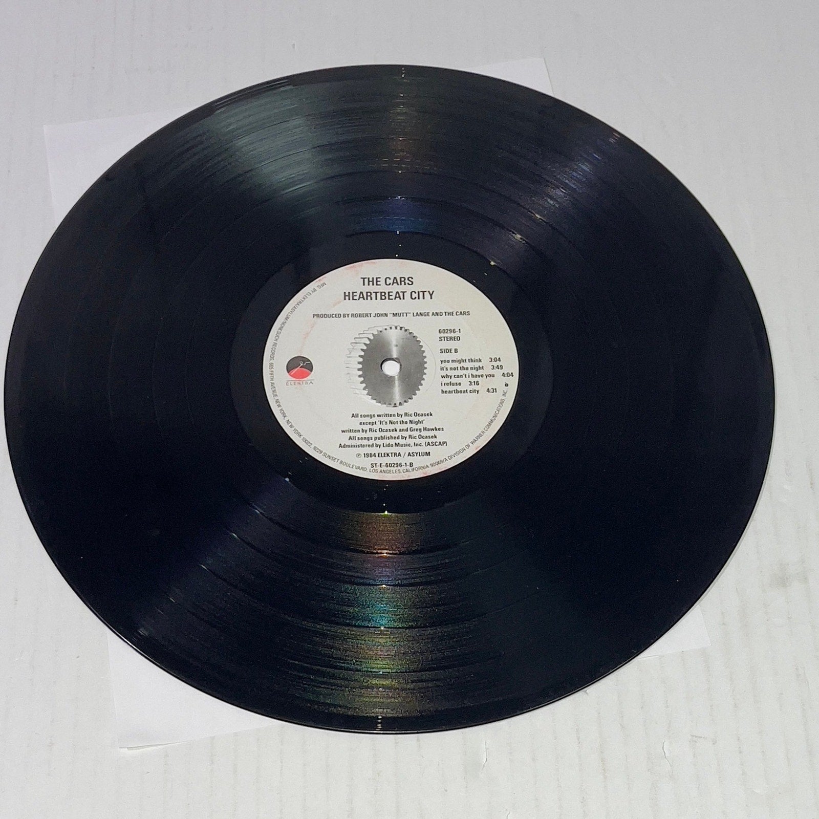 Cars, The - Heartbeat City 1984- Suzy - ELK 60296-1, Elektra - ELK 60296-1 Yugoslavia